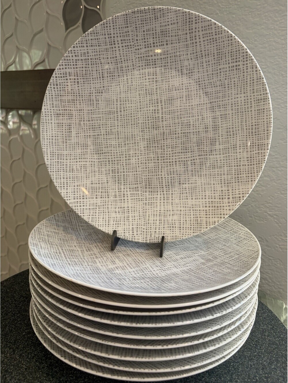 Silk Velvet by Rosenthal China of Germany Set of 10 Dinner Plates MCM Design EUC